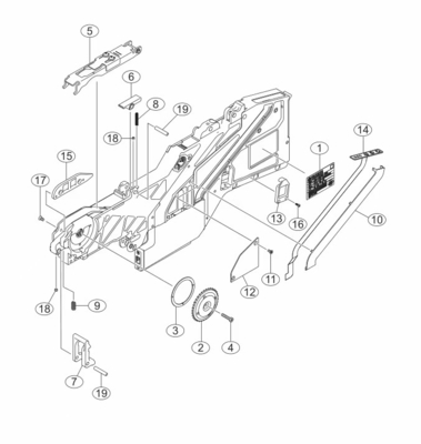 Yamaha YS12 SS फीडर के लिए KHJ-M4489-005 फीडर बोर्ड Assy KHJ-M4488-032