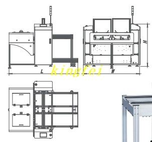 खरीदें एनएल-एम-टीएन एसएमटी लोडर अनलोडर मशीन एनजी / ओके बोर्ड हार्वेस्टर ऑनलाइन निर्माण