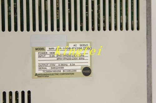 JUKI PN 40026788 FX1R YA ड्राइवर MR-J2S-100B-PY096 JUKI FX1R मशीन सहायक उपकरण