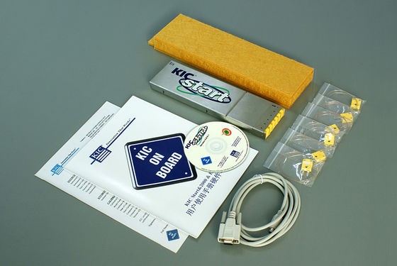 खरीदें केआईसी स्टार्ट थर्मल प्रोफाइल, एसएमटी थर्मल प्रोफाइलिंग रीफ्लो प्रोफाइल 9 6 चैनल टेस्टर ऑनलाइन निर्माण